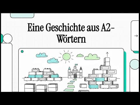 Eine Geschichte aus A2-Wörtern