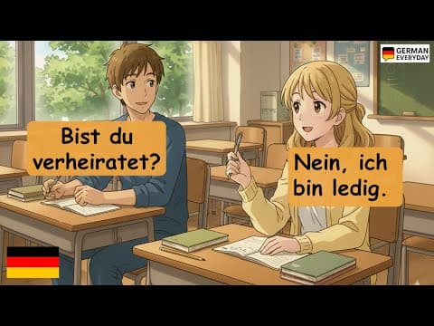 10 Simple German Conversations for Beginners | Real-Life German Dialogues (A1–A2) | Part 22